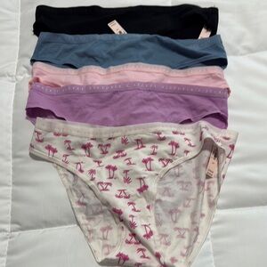 5 pairs Victoria's Secret bikini, cotton Blend
